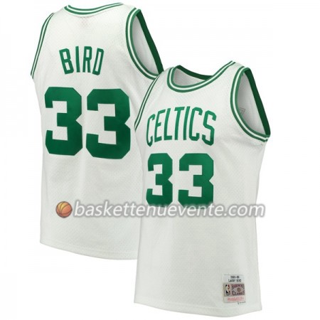 Maillot Basket Boston Celtics Larry Bird 3 Hardwood Classics Blanc Swingman - Homme